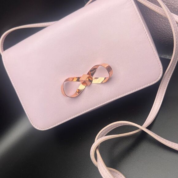 Ted Baker Loop Bow Convertible Crossbody/Clutch - Picture 8 of 16